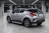 Toyota C-HR 2016–2023 Boční nášlapy Maya V2 (2 ks, hliník) fotografie 1