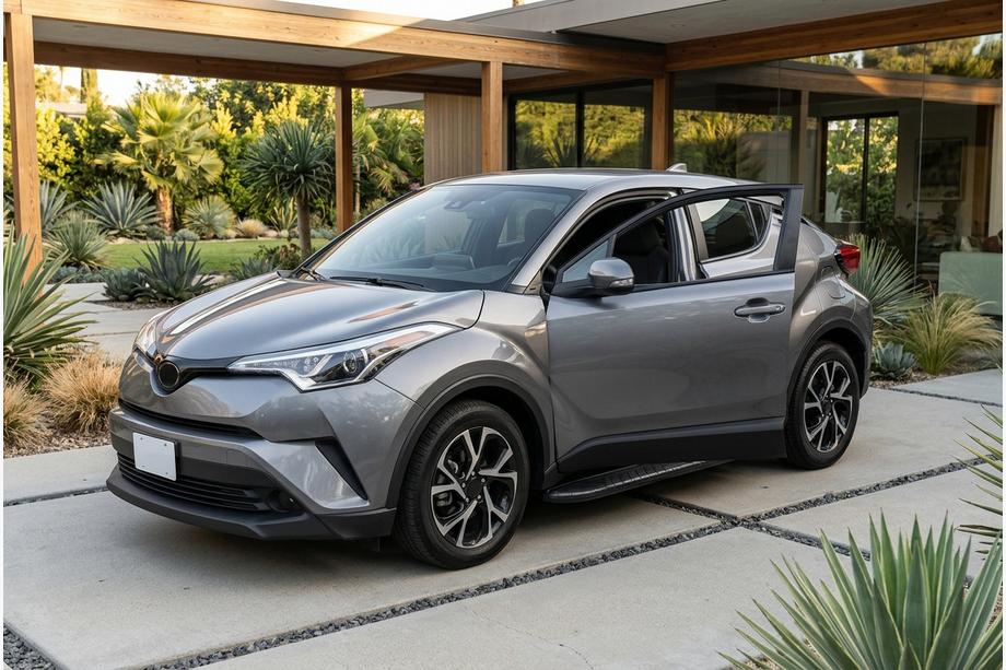 Toyota C-HR 2016–2023 Boční prahy Bosphorus Black (2 ks, hliník) Image