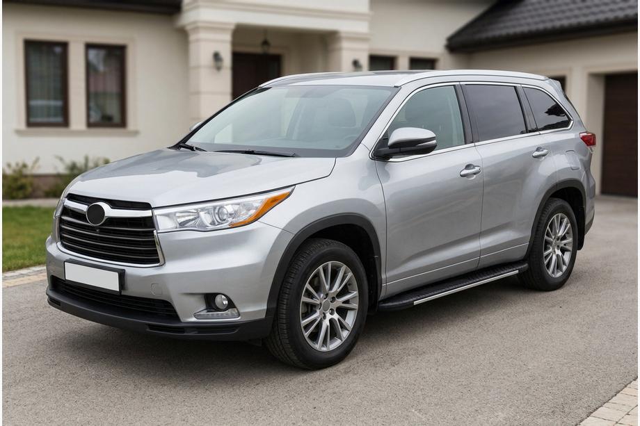 Toyota Highlander 2013–2019 Boční prahy Bosphorus Grey (2 ks, hliník) Image