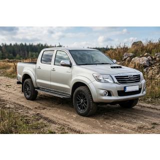 Boční prahy Bosphorus Grey (2 ks, hliník) Toyota Hilux 2006–2015 fotografie 1
