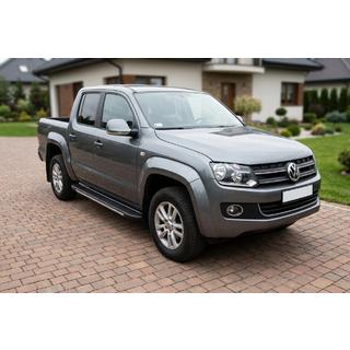 Boční prahy Bosphorus Grey (2 ks, hliník) Volkswagen Amarok 2010–2022 fotografie 1