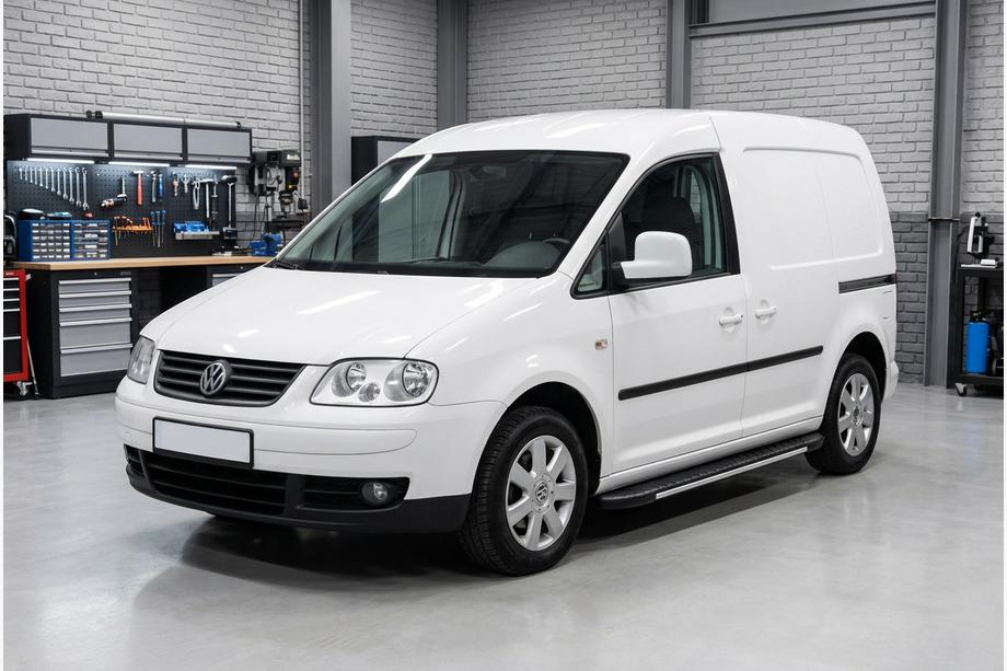 Volkswagen Caddy 2004–2010 Boční prahy Bosphorus Grey (2 ks, hliník) Image