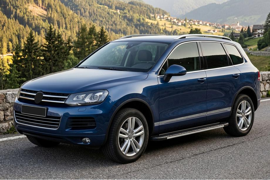 Volkswagen Touareg 2010–2018 Boční prahy Bosphorus Grey (2 ks, hliník) Image