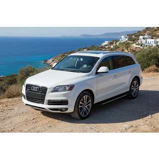 Boční prahy Bosphorus Grey (2 ks, hliník) Audi Q7 2005–2015 fotografie 1