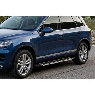 Boční prahy Bosphorus Grey (2 ks, hliník) Porsche Cayenne 2003–2010 fotografie 1