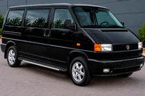 Volkswagen T4 Transporter 1990–2003 Boční prahy Bosphorus Grey (2 ks, hliník) Dlouhý rozvor fotografie 1