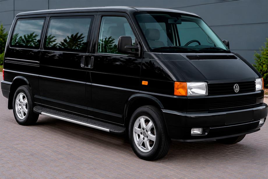 Volkswagen T4 Transporter 1990–2003 Boční prahy Bosphorus Grey (2 ks, hliník) Dlouhý rozvor Image