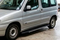 Peugeot Partner 1996–2008 Boční prahy Bosphorus Grey (2 ks, hliník) fotografie 1