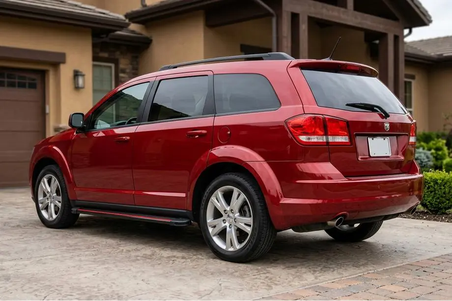 Dodge Journey 2008–2020 Boční nášlapy Maya Red (2 ks, hliník) Image