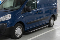 Citroen Jumpy 2007–2017 Boční nášlapy Bosphorus Grey (2 ks, hliník) Dlouhý rozvor fotografie 1