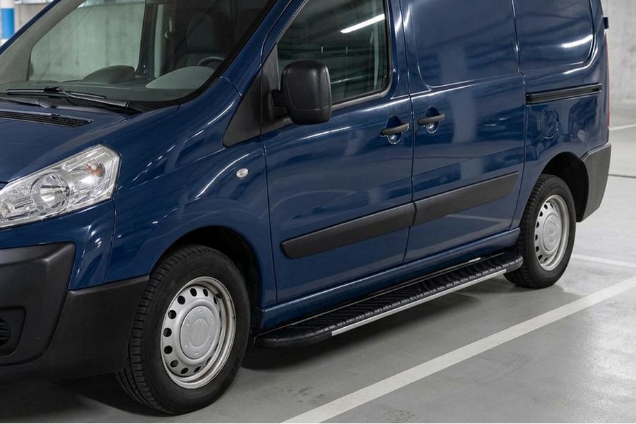 Citroen Jumpy 2007–2017 Boční nášlapy Bosphorus Grey (2 ks, hliník) Dlouhý rozvor Image