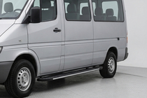 Volkswagen LT 1995–2006 Boční prahy Bosphorus Grey (2 ks, hliník) fotografie 1
