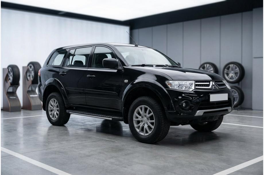 Mitsubishi Pajero Sport 2008–2015 Boční prahy Bosphorus Grey (2 ks, hliník) Image