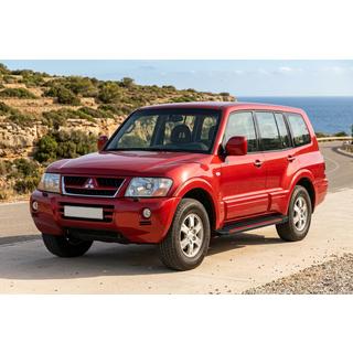 Boční nášlapy Maya Red (2 ks, hliník) Mitsubishi Pajero Wagon III 1999–2006 fotografie 1