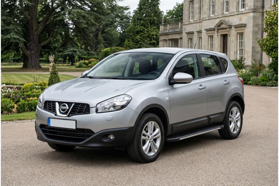 Nissan Qashqai 2010–2014 Boční prahy Bosphorus Grey (2 ks, hliník) Dlouhý rozvor Image