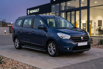 Dacia Lodgy 2012–2022 Boční prahy Bosphorus Grey (2 ks, hliník) fotografie 1