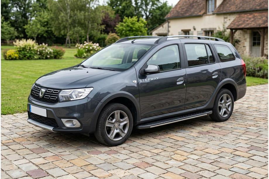 Dacia Logan MCV 2013–2020 Boční prahy Bosphorus Grey (2 ks, hliník) Image