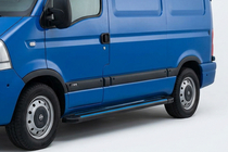Opel Movano 2004–2010 Boční nášlapy Maya Blue (2 ks, hliník) fotografie 1
