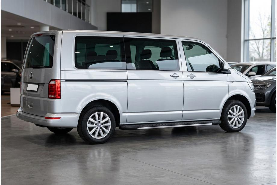 Volkswagen T6 2015–2024 Boční prahy Bosphorus Grey (2 ks, hliník) Krátký rozvor Image