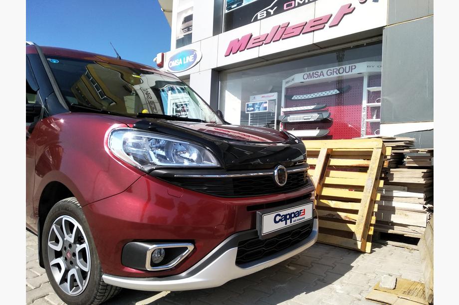Fiat Doblo II 2010–2022 Deflektor kapoty EuroCap (2015+) Fotografie 2