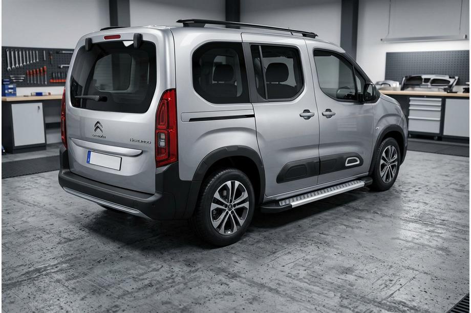 Citroen Berlingo/Multispace 2018– Boční prahy New Vision Grey (2 ks., hliník) Dlouhý rozvor Image