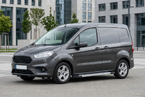Ford Courier 2014–2023 Boční prahy New Vision Grey (2 ks., hliník) fotografie 1