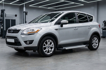 Ford Kuga 2008–2013 Boční prahy New Vision Grey (2 ks., hliník) fotografie 1