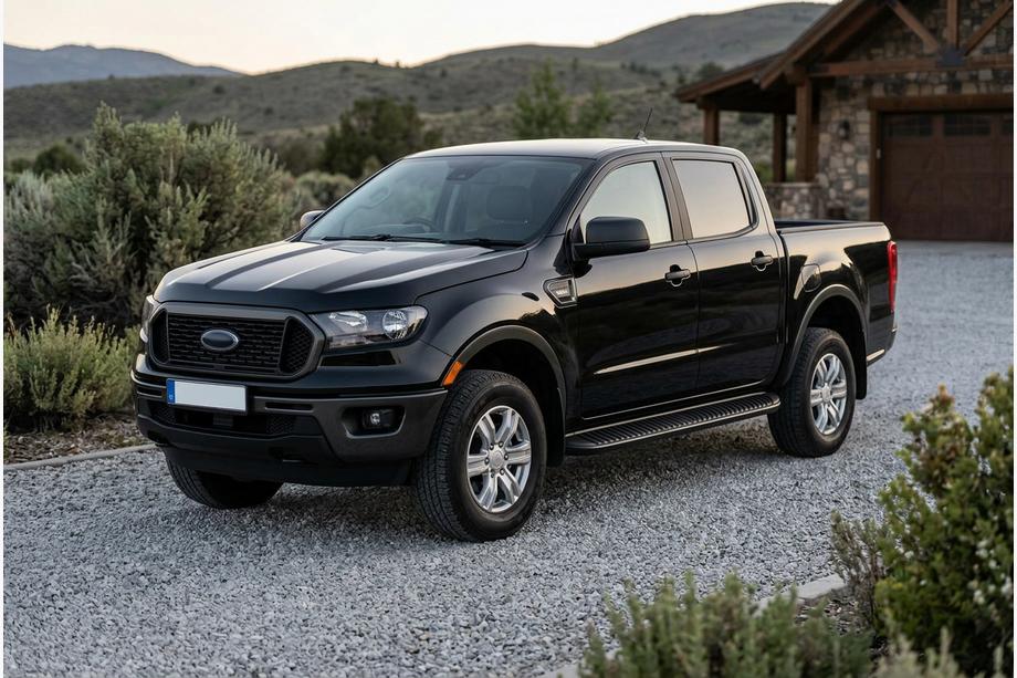 Ford Ranger 2011–2022 Boční nášlapy Tayga Black (2 ks, hliník) Image