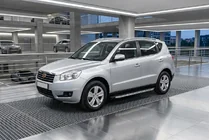 Geely Emgrand X7 2011– Boční nášlapy BlackLine (2 ks, hliník) fotografie 1