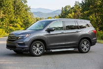 Honda Pilot 2015–2022 Boční prahy New Vision Grey (2 ks., hliník) fotografie 1