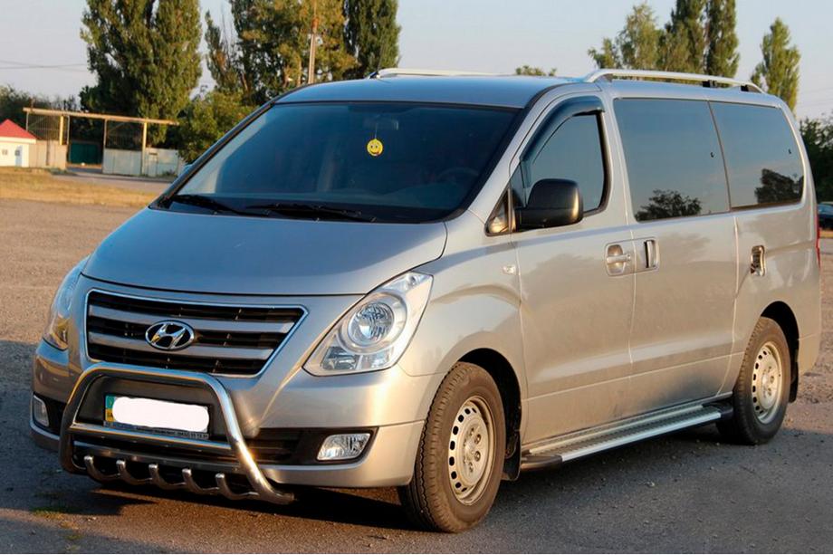 Hyundai H300, H1, Starex 2008–2020 Boční prahy Line (2 ks, hliník) Fotografie 1