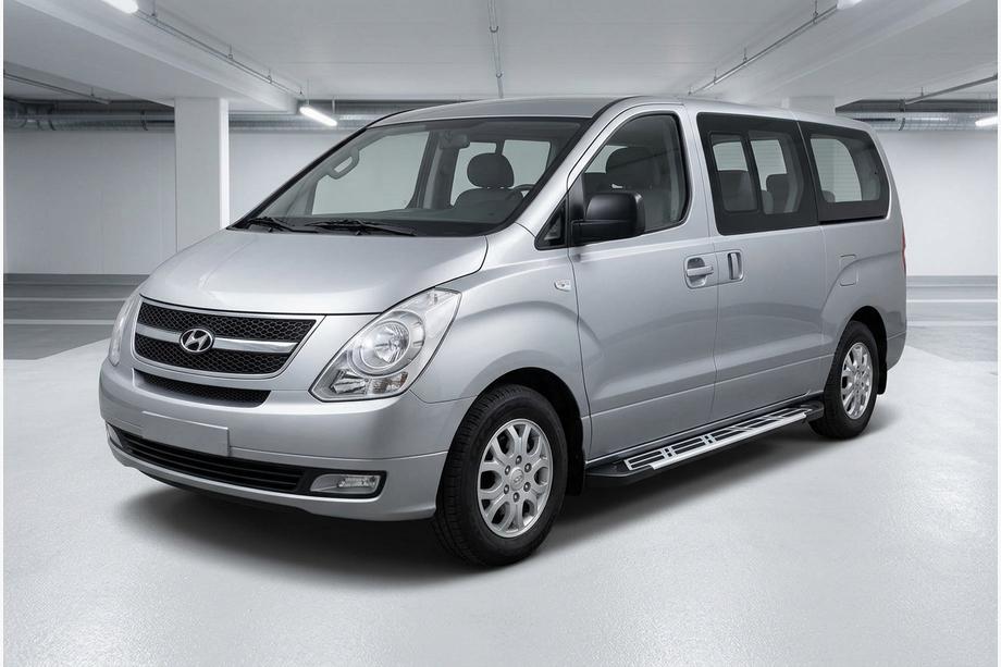 Hyundai H300, H1, Starex 2008–2020 Boční nášlapy Sunrise (2 ks, hliník) Image