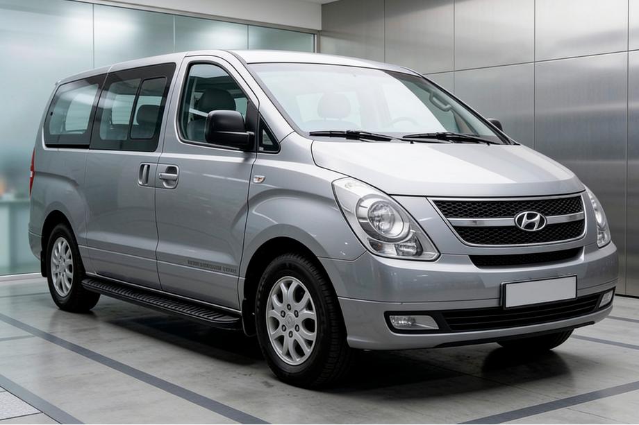 Hyundai H300, H1, Starex 2008–2020 Boční nášlapy Tayga Black (2 ks, hliníkové) Fotografie 1