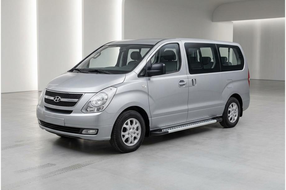 Hyundai H300, H1, Starex 2008–2020 Boční nášlapy New Vision Grey (2 ks, hliníkové) Image
