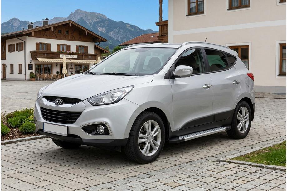 Hyundai IX-35 2010–2015 Boční prahy New Vision Grey (2 ks., hliník) Image