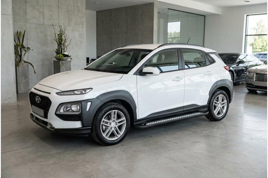 Hyundai Kona 2017–2023 Boční nášlapy New Vision Black (2 ks, hliník) Image
