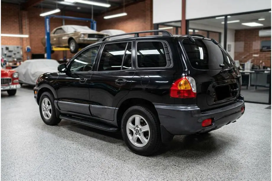 Hyundai Santa Fe 1 2000–2006 Boční nášlapy Tayga Black (2 ks, hliník) Image