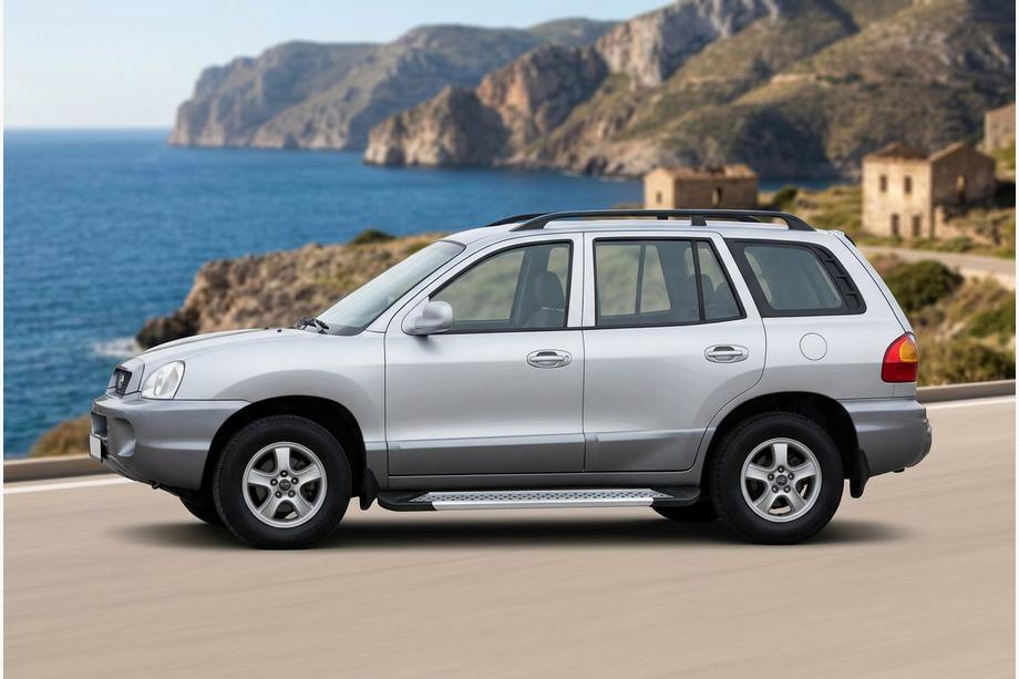 Hyundai Santa Fe 1 2000–2006 Boční prahy New Vision Grey (2 ks., hliník) Image