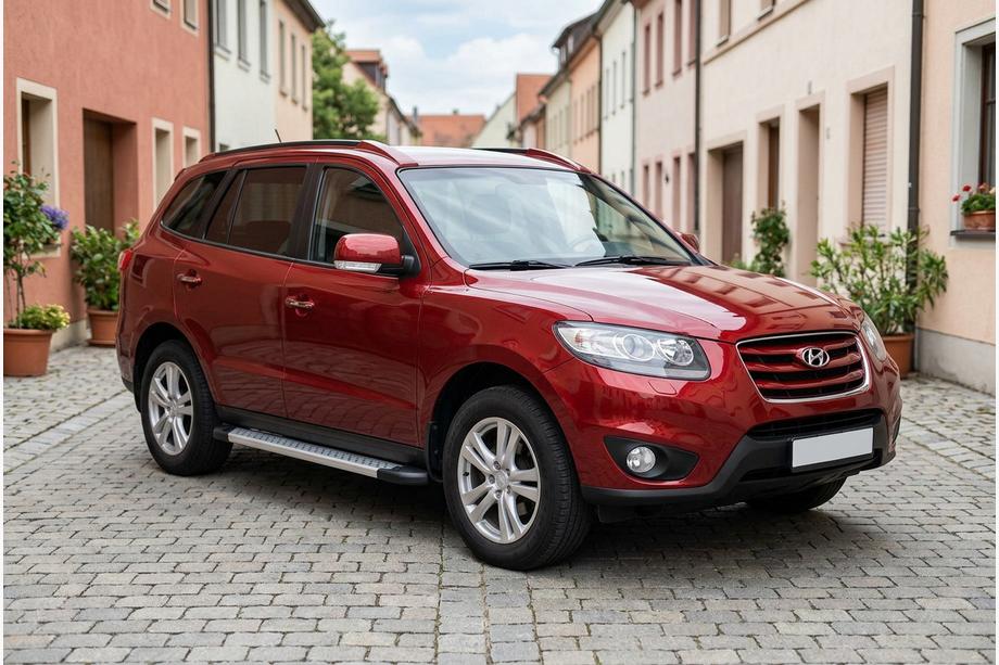 Hyundai Santa Fe 2 2006–2012 Boční prahy New Vision Grey (2 ks., hliník) Image