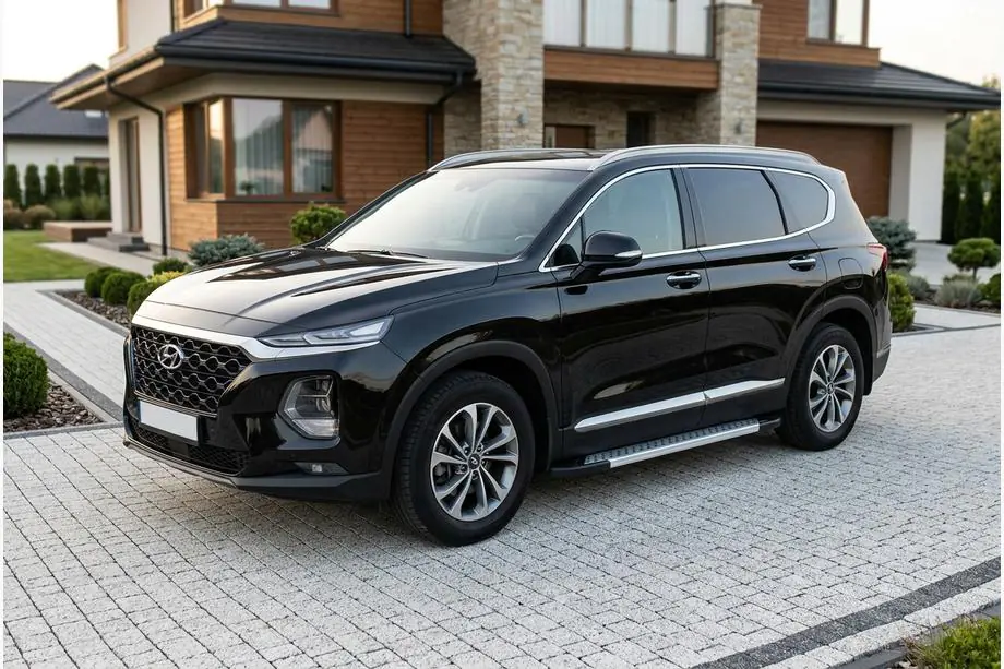 Hyundai Santa Fe 4 2018–2023 Boční prahy New Vision Grey (2 ks., hliník) Image