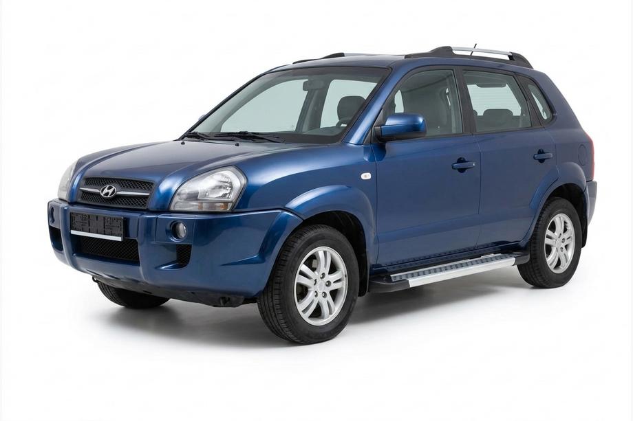 Hyundai Tucson JM 2004– Boční prahy New Vision Grey (2 ks., hliník) Image