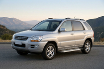 Kia Sportage 2004–2010 Boční prahy New Vision Grey (2 ks., hliník) fotografie 1