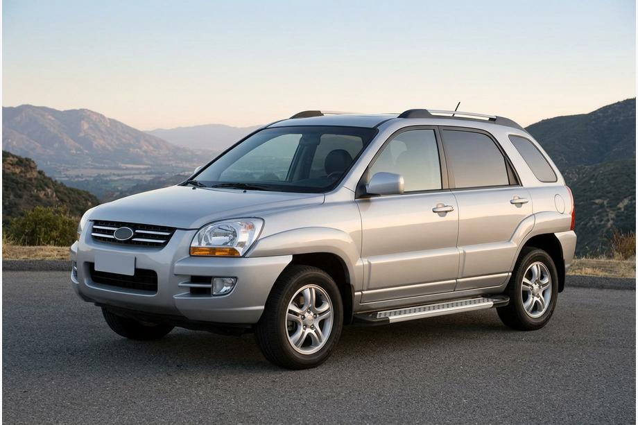 Kia Sportage 2004–2010 Boční prahy New Vision Grey (2 ks., hliník) Image