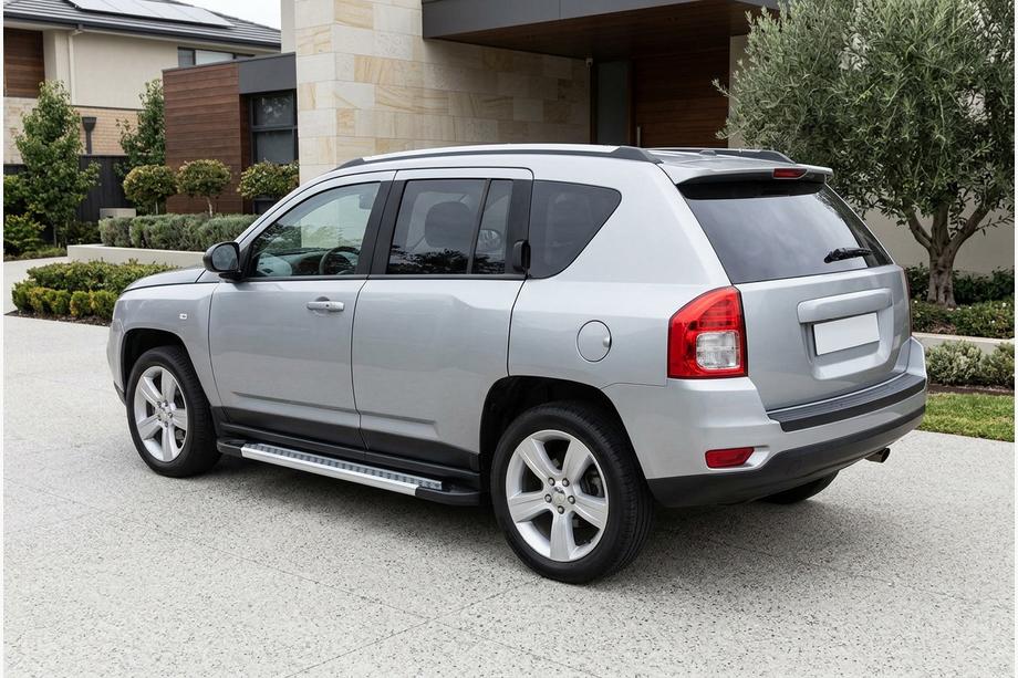 Jeep Compass 2006–2016 Boční prahy New Vision Grey (2 ks., hliník) Image