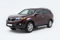 Kia Sorento II XM 2009–2014 Boční prahy New Vision Grey (2 ks., hliník) 2010–2013 fotografie 1