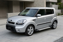 Kia Soul I 2008–2013 Boční nášlapy New Vision Grey (2 ks, hliník) fotografie 1