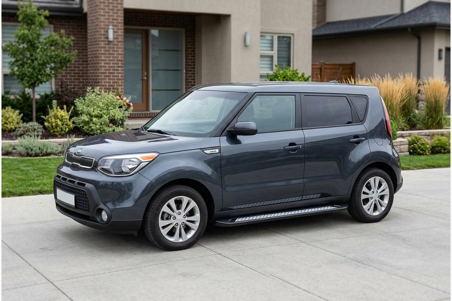 Kia Soul II 2013–2018 Boční nášlapy New Vision Black (2 ks, hliník) Image