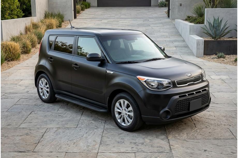Kia Soul II 2013–2018 Boční nášlapy Tayga Black (2 ks, hliník) Image