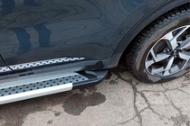 Kia Sportage 2015–2021 Boční prahy New Vision Grey (2 ks., hliník) fotografie 3