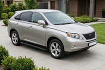 Lexus RX 2009–2015 Boční nášlapy Allmond Black (2 ks, hliník) fotografie 1